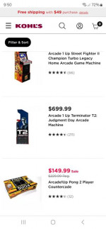 Arcade 1 up's