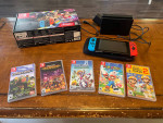 Nintendo Switch Bundle with 5 Games