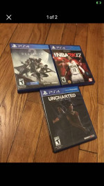 PlayStation4 Games , New Condition !!!