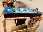 Pandora box 6 game console and stand arcade emulator fight stick