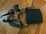 PlayStation 3 plus controllers, Karaoke (Singstar) games, and more!