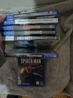 PS4 game lot. Spider-man miles Moralis Werewolf Hunter Neir Automata U