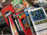 Atari console and games
