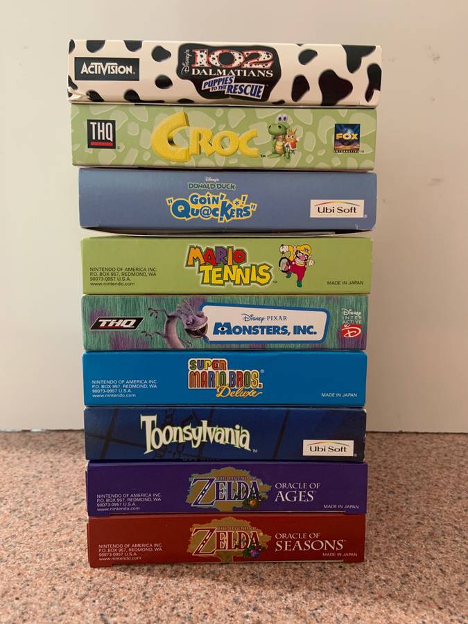 Prices in 4th and 5th pics - Nintendo Gameboy, Color and Advance Games