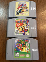 Nintendo 64  MARIO GAMES