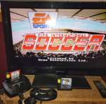 Sega Genesis system model 3 ready to play with games