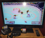 Sega Genesis system model 3 ready to play with games