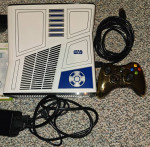 Star Wars XBOX 360 R2-D2 complete console with Gold C-3P0 Controller a