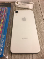 Like New Fully Unlocked iPhone XR: 64 GB, White, Extras