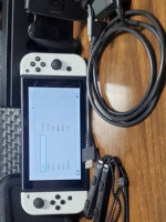 White Nintendo switch OLED