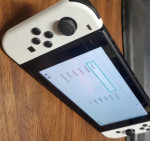White Nintendo switch OLED