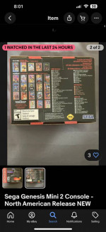 Sega Genesis Mini 2 Console - North American Release NEW