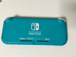 Switch Lite with Animal Crossing and amiibo cards