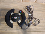 Xbox Radica Gamester Wired Wheel Controller Black