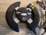 Xbox Radica Gamester Wired Wheel Controller Black