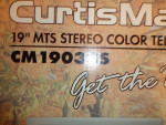 Curtis Mathes 19" Gaming Stereo TV> Still in the Box>Never Used