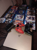 Ps4 Slim° •2controllers•Ps charger base•14 games•
