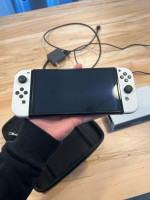 Nintendo Switch OLED w/ Case & 128GB Micro SSD