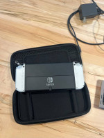 Nintendo Switch OLED w/ Case & 128GB Micro SSD