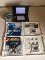 Nintendo 3ds (original) (bundle#1) (black) with 5 games for sale