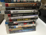 playstation 3 160 ps3 gig slim model 1 controller and 12 games forsale
