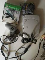ps one console with 1 controller and 9 games for sale