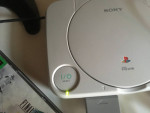 ps one console with 1 controller and 9 games for sale