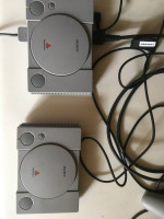 sony playstation mini classic console (2) with 2 controllers for sale