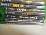 xbox one x console (#1) with 7 games and 1 controller for sale