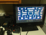 atari 2600 (#2) console vader (black model) for sale with 15 games