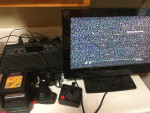 atari 2600 console (#1) (vader black model) with 15 games for sale