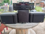YAMAHA AV BUNDLE & 73" MITSUBISHI 1080P DLP TV