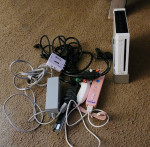 Nintendo Wii W Controller & Nunchuck and HDMI Adapter