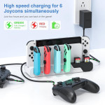 Switch Controller Charging Dock Compatible with Nintendo Swi