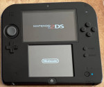Nintendo 2DS Handheld Gaming System WITH FIVE Game Cartridges ALL EXCE