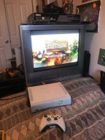 Xbox 360 with hard drive and 50 games ! Complete working