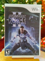 Wii Star Wars Bundle - Force Unleashed I & II - LEGO The Complete Saga