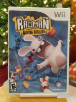 Wii Rayman Raving Rabbids Bundle - Raving Rabbids 1 & 2 - CIB w Manual
