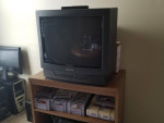 1994 Sony Trinitron TV Retro Video Game Compatible - Like New Cond.