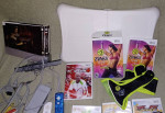 Modded Nintendo WII, Fit Board, 2 controllers, 5 games