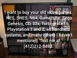 Looking for old video games