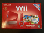 Wii Nintendo Rare Red 25th Anniversary Edition Ed.