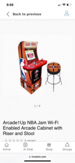 Arcade1 live online NBA JAM new in box
