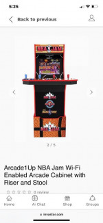 Arcade1 live online NBA JAM new in box