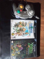NINTENDO GAMECUBE CONTROLLER & 2 GAMES $250 FINAL PRICE