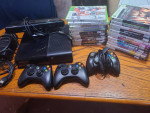 Xbox 360 with kinect and games