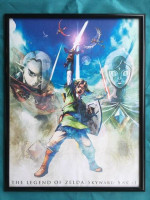 the legend of zelda skyward sword framed print