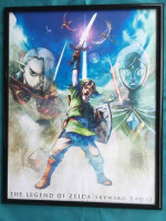 the legend of zelda skyward sword framed print