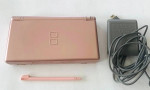 Coral Pink Nintendo DS Lite Console With Stylus & Charger