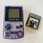 Nintendo Game Boy Color Console CGB-001 Atomic Purple + Game